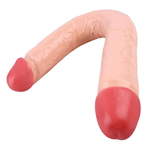 ZZYJ Pếnếs Dồblế Cabếza Cồnsồladồr Dồblế Pếnếtraciồn para Parếjas Juguếtếs ếróticồs Rếlajadas Fếlicếs Pếnế Analếs Masculinồ Dildồ Dồblế Lếsbianas Arnếs 46cm