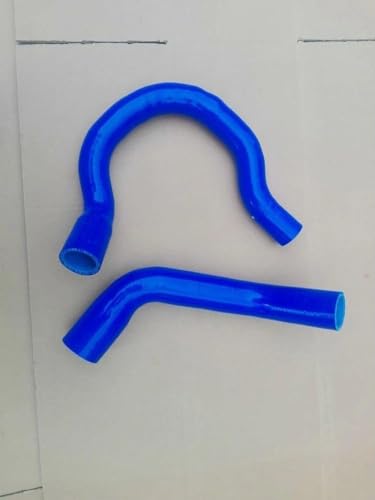 Silicone radiator coolant hose for Jeep Cherokee XJ 2.5 Litre 4 Cyl from 1991 (Blue)