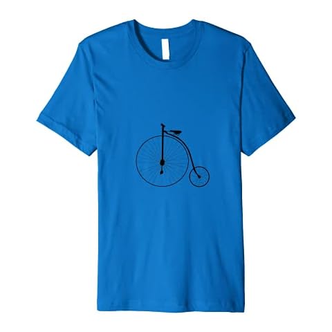 High-Wheel Bicycle Bike Penny-Farthing Retro Premium T-Shirt Cover
