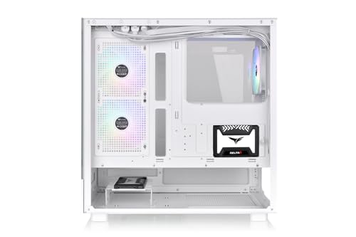 TT View 270 Plus TG ARGB MID Tower Win Snow White 3 Fans CA-1Y7-00M6WN-01 miniatura 6