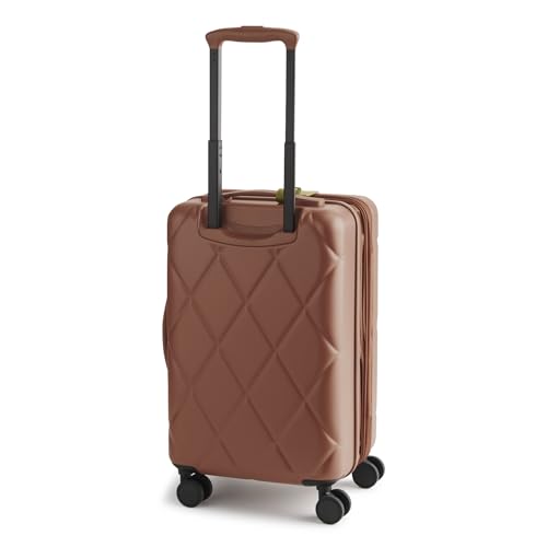 Vera Bradley Hardside Luggage 22 Inch Adair Spinner Suitcase, Cinnamon2