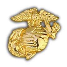 US Marine Corps Eagle Globe and Anchor 1 Inch Lapel Pin