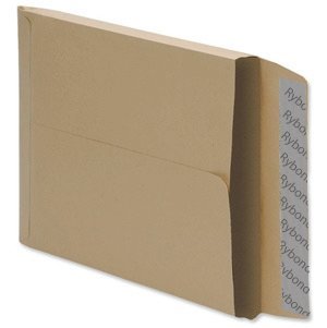 Premium Envelopes Peel and Seal Gusset 25mm 120gsm Manilla Size C4 [Pack 20]