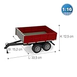 Zoom IMG-2 jamara volquete rojo para tractor Zoom IMG-2 jamara volquete rojo para tractor