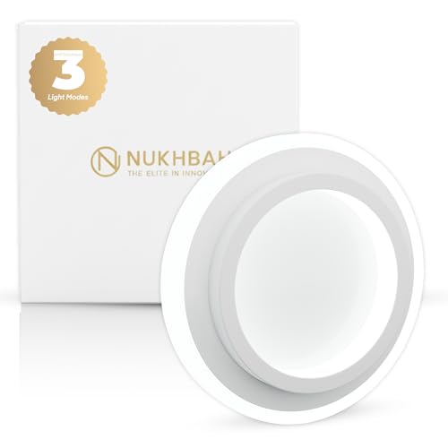 Image of Rimless LED Surface Panel Light | 50 W | 8k Lumens | Cool Warm White | 4kV Surge Protection | Available in Black & White | Ideal for Office, Kitchen & Living Room (Round White)