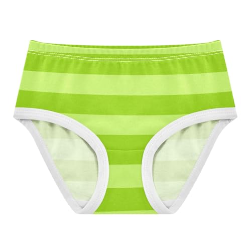 Gradient Green Stripe Toddler Girls's Underwear 2T - Main Image