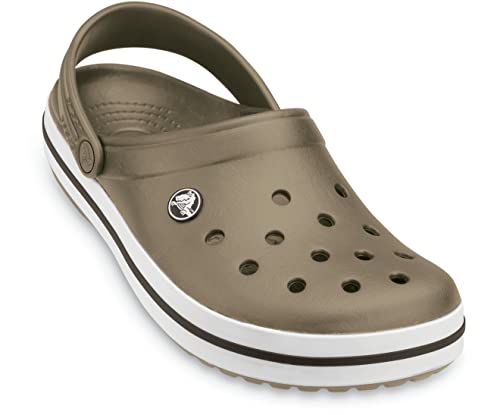 Image of Crocs Unisex Adult Crocband Clog 11016-260 Khaki M9W11