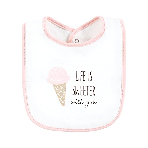 Image of Touched by Nature Unisex Baby Organic Cotton Bibs, Popsicle, One Size