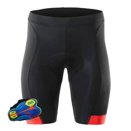 Shorts ciclismo hombre negro con badana talla XXS-5XL miniatura 1