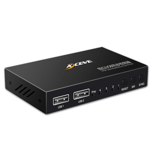 SATMW AIMOS-KM402 4 Ports USB Clavier Souris contrôleur de synchroniseur commutateur KVM répartiteur répartiteur USB