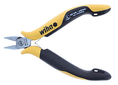 Wiha 32703 Small Tapered Head Semi Flush Precision Cutters #TOP27