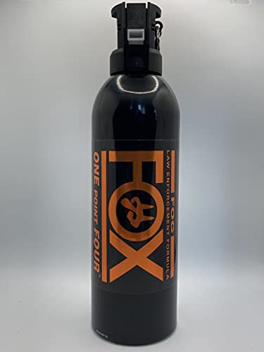 Fox Labs 16 Ounce Pepper Spray 1.4 Major Capsaicinoids 20 Foot Range Pistol Grip Fog Spray