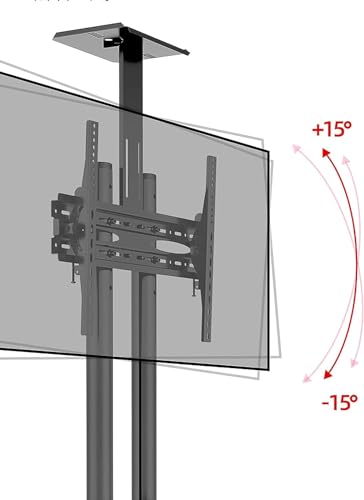 Soporte móvil de piso para TV universal miniatura 3