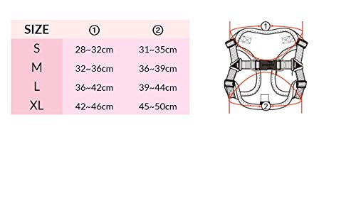 Image of Puppia PARA-HC1533-RD-M Red Soft Harness C Pet-Vest-Harnesses, Medium