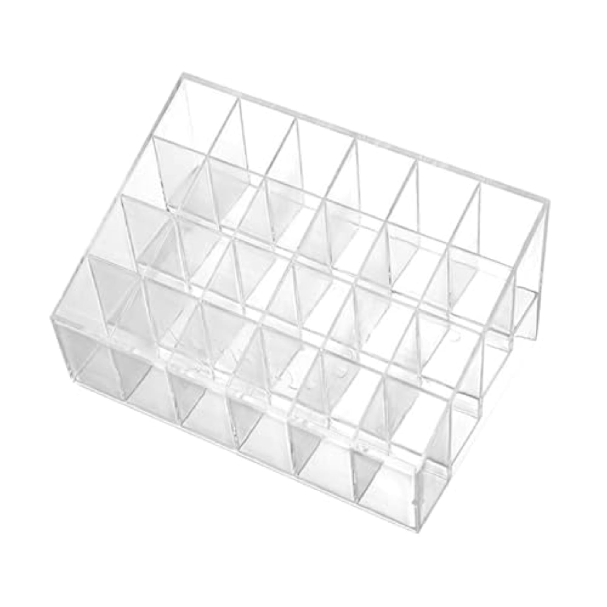 Clear Lipstick Organizer Case for 24 Lip Glosses