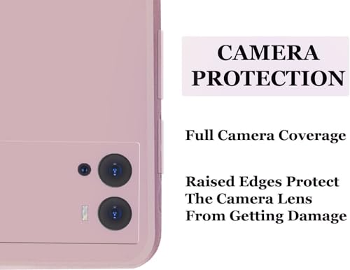 Image of A rtistque Liquid Silicone Back Cover Case for iQOO 9 Pro 5G Shockproof TPU Soft Flexible with Camera Protection - Peach
