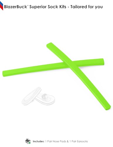 Image of BLAZERBUCK Replacement Earsocks & Nose Pieces for Oakley Tincup Glasses OX3184 OX5099