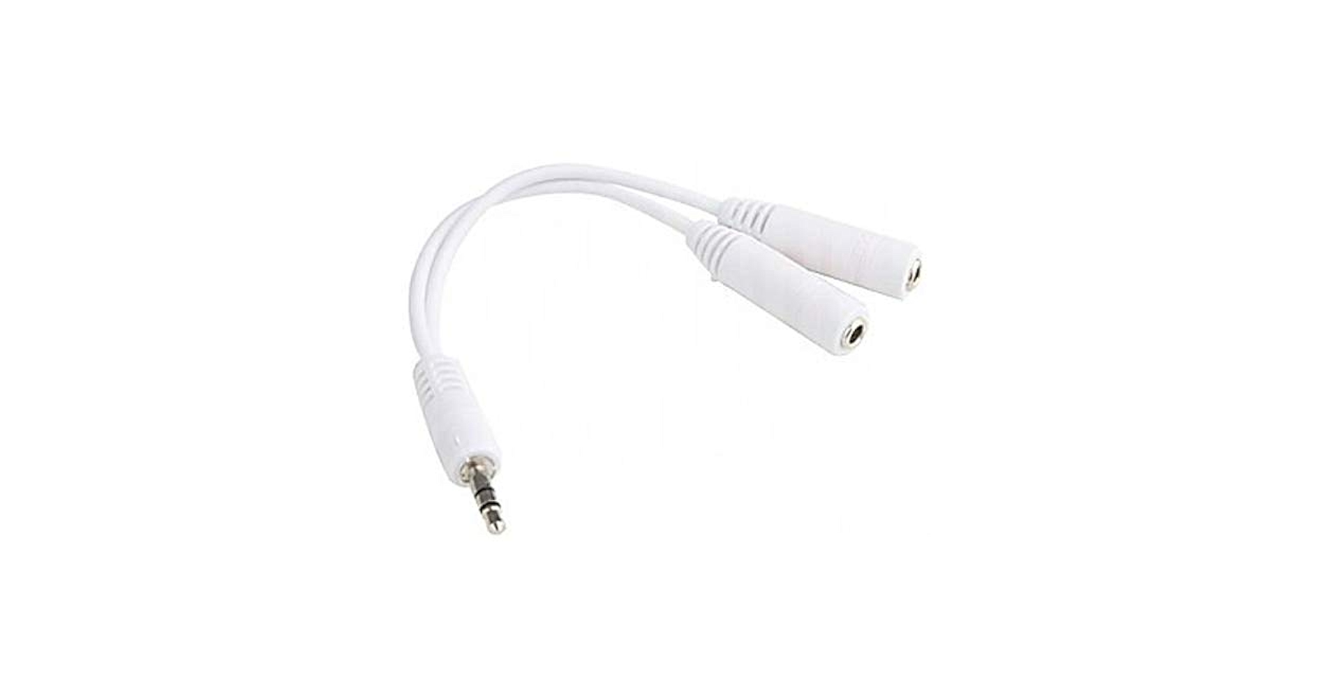 3.5mm Audio Y Splitter Cable for Speaker and Headphones
