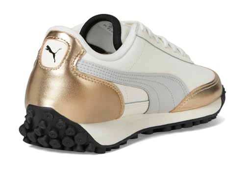 PUMA - - Junioren Easy Rider Mixed Metals Schuhe, Kolorit Warm White/Gold/Glacial Gray/Bla, GröÃŸe: 37.5 EU