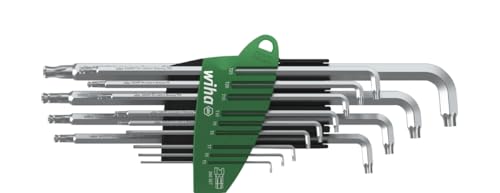 Stiftschlüssel Set im ProStar Halter Stubby TORX®-Kugelkopf Titansilber 14-tlg. (40979)