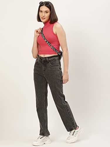 Image of Women Solid Super Soft streachable Cotton Blended Crop Top