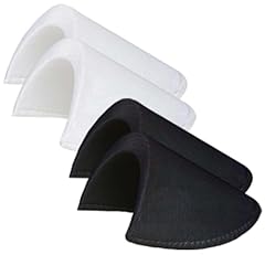 2 Pairs 2cm Sewing Shoulder Pads Black&White