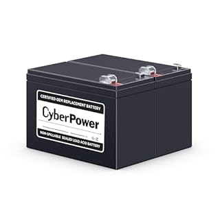 CyberPower RB1290X2 UPS Replacement Battery Cartridge, Maintenance-Free, User Installable, 12V/9Ah , Black
