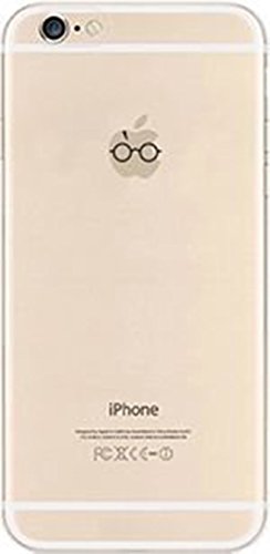 iPhone 6/6S , Deco Fairy Ultra Slim Translucent Clear Case Fun with Logo Mask (Glasses & Scar)