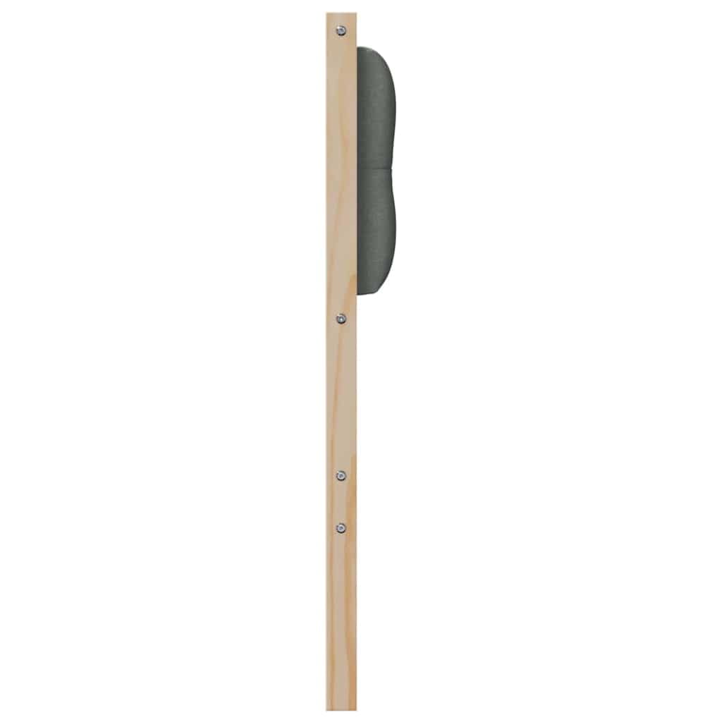 Tête de lit Marron et Gris foncé 160 cm Bois Massif en pin,Têtes et Pieds de lit,11.3kg-879000