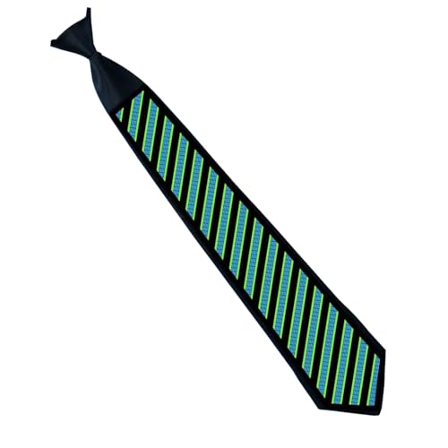 Yhsioaklo Corbata luminosa – Accesorios festivos | Corbata brillante de Halloween LED para hombre con efecto luminoso, carnaval, fiesta, cosplay, actuación escénica, 01, Siehe Beschreibung