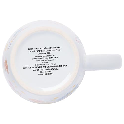 Taza de cerámica curvada jumbo 25 oz Care Bears miniatura 4