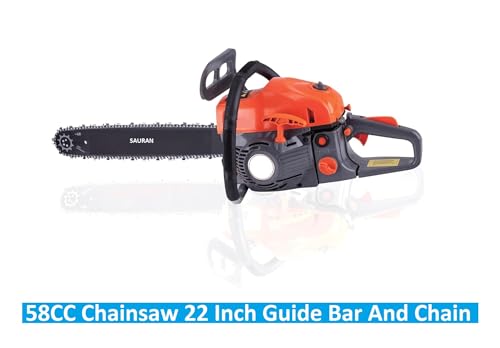 Image of SAURAN 58CC Chainsaw 22 inch Guide