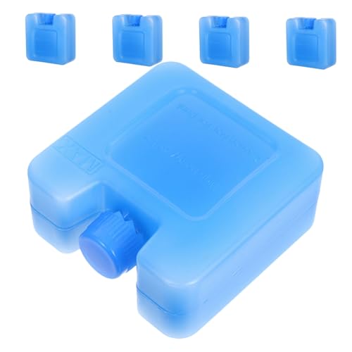 LEDMOMO 5個 氷 クーラー 冷却 ブロック 氷 収納 バッグ 冷却 スティック 冷凍庫 ブロック 用 クール バッグ 冷凍庫 食品 収納 クリ