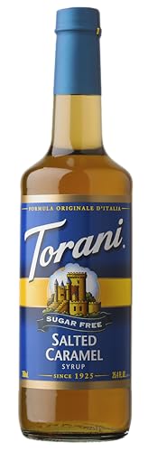 Sirop Torani caramel salé sans sucre 750 ml