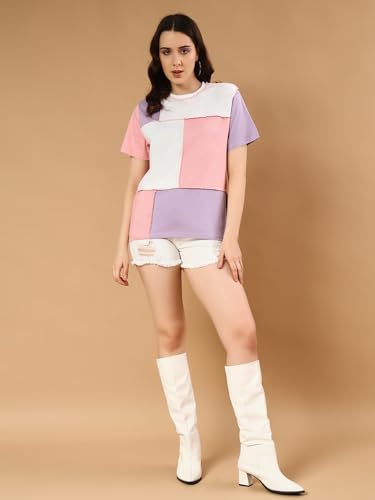 Image of THE DRY STATE Women Half Sleeves Cotton Tshirt