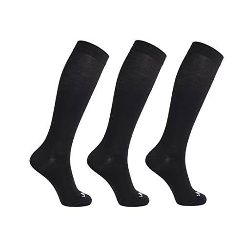 Image of ja vie 80% Merino Wool Ultra Soft 15-20mmHg Graduated Compression Socks for Women & Men