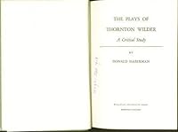 The Plays of Thornton Wilder A Critical Study B000OONANG Book Cover