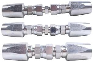 Aftermarket Hydraulic Hose Repair Kit 1/4 3/8 1/2 ID 2-Wire Hose Reusable Field Repair Fitting