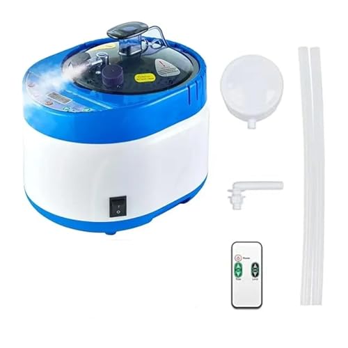 Home SPA Therapy - Generador de sauna de 4 litros para calefacción, color azul y blanco, relájate y rejuvenece con este generador de vapor para sauna doméstica