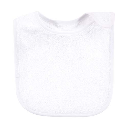 Hudson Baby Unisex Baby Rayon from Bamboo Terry Bibs, Black White, One Size3