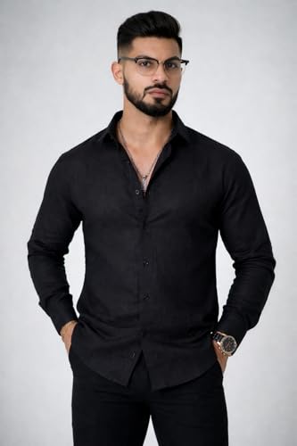 Image of Foomer Green Paisley Printed Opaque Party Shirts