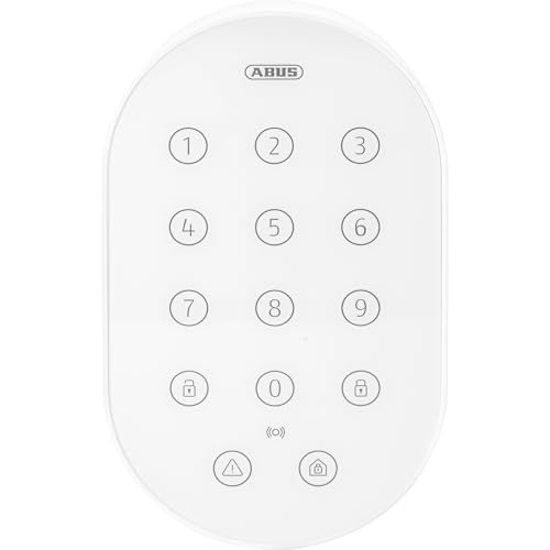 ABUS Panneau de Commande Smartvest Pro - Clavier Code, Lecteur Clé à Puce