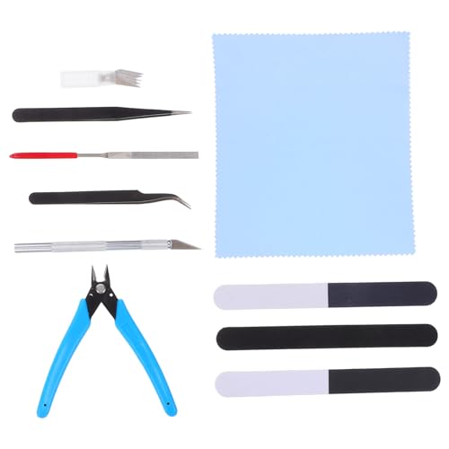 Tofficu Model Aircraft Tool Model-Making Kits Sturdy Materials Tool Set for Building Repair