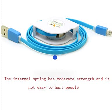 Cavo Tipo Micro Android Caricabatterie USB - Filo Nero Lungo 1 Metro - Foto 9