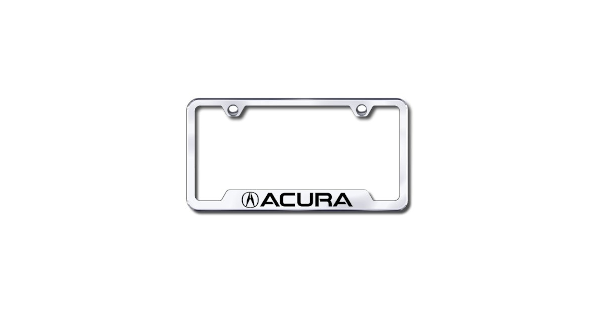 Amazon.com: Acura Notched License Plate Frame with Logo