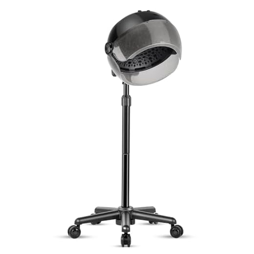 Chetunju Hooded Hair Dryers，Hooded Vertical Hair Dryer on Wheels，Touch Controls and Three Temperatures to Choose from，Professional Vertical Hair Bonnet Dryer for use in Salons, Home.