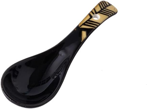 Tea Spoons Ceramic Spoon Eating Tablespoons Thickening Teaspoon Sppons Coffee Stirring Uppoon Cake Dessert Spion Ice Tea Spoons (Color : D, Size : 6 Pieces) (B 6 Pieces)