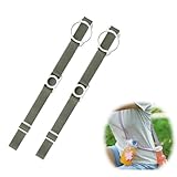 [Marcea] ボトルストラップ ボトルホルダー 2本セット 長さ調節可能 斜め掛けショルダーベルトです 簡単軽量 持ち歩き 着脱簡単 遠足 通勤 学校 旅行 子供 大人 キャンプ 登山 アウトドア ハイキング ウォーキングなどに適しています (アーミーグリーン)