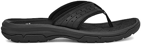 Teva Men's Langdon Flip Sport Sandal, True Black, 10 | Image 1