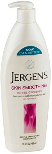 Jergens Skin Smoothing Refines & Polish, Gentle Exfoliating Moisturizer 16.80 oz (Pack of 4)